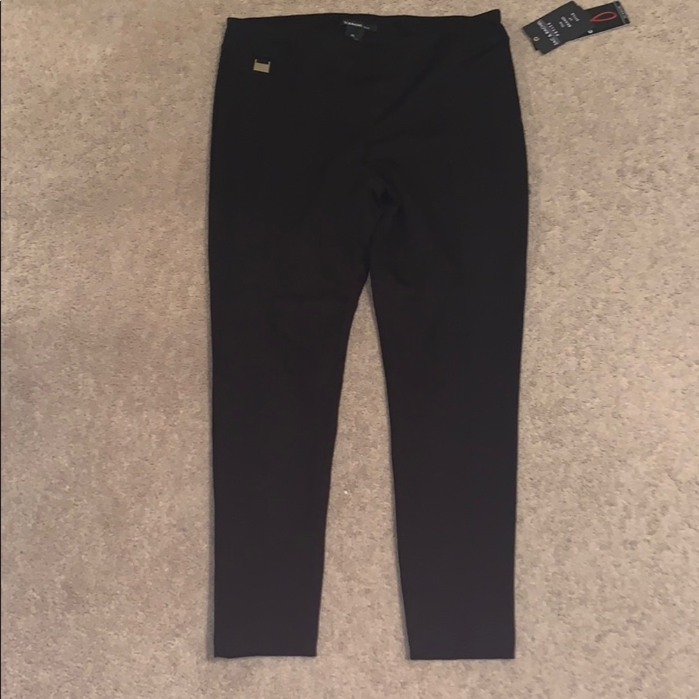 NWT Black pants with front seam